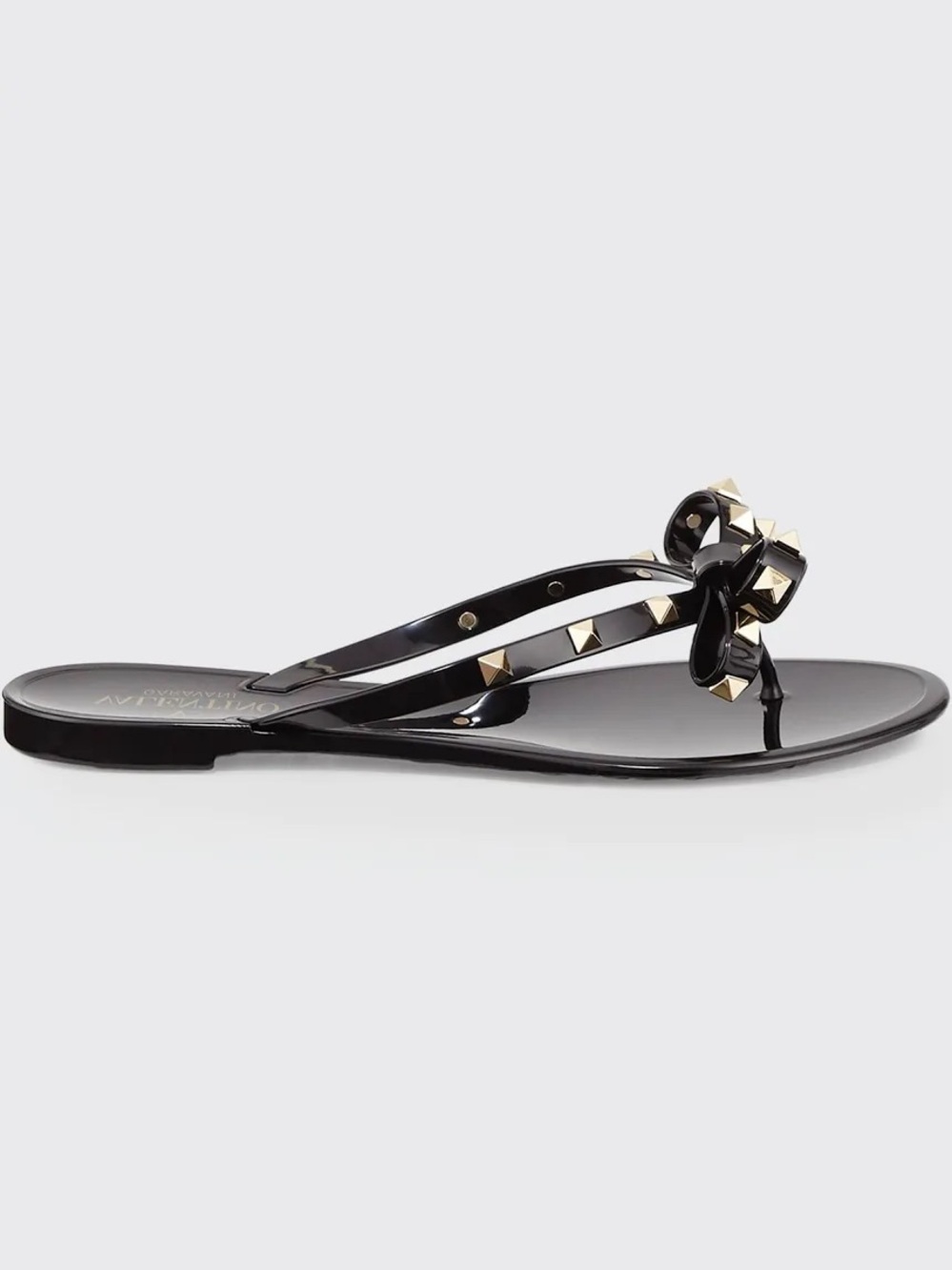 Valentino Rockstud Thong Flip Flops
